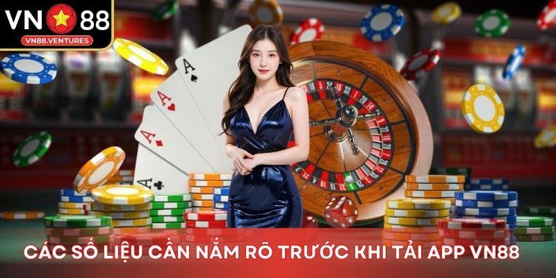 Các số liệu cần nắm rõ trước khi tải app Vn88